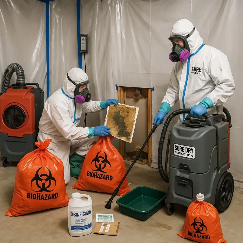 Contaminated Water Handling Protocols process in Lake Tansi, TN